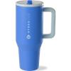 imageHydroJug Traveler  40 oz Water Bottle with Handle ampamp Flip Straw  Fits in Cup Holder Leak Resistant TumblerReusable Insulated Stainless Steel ampamp Rubber Base  Gifts for Women ampamp Men Alumni RedRiptide