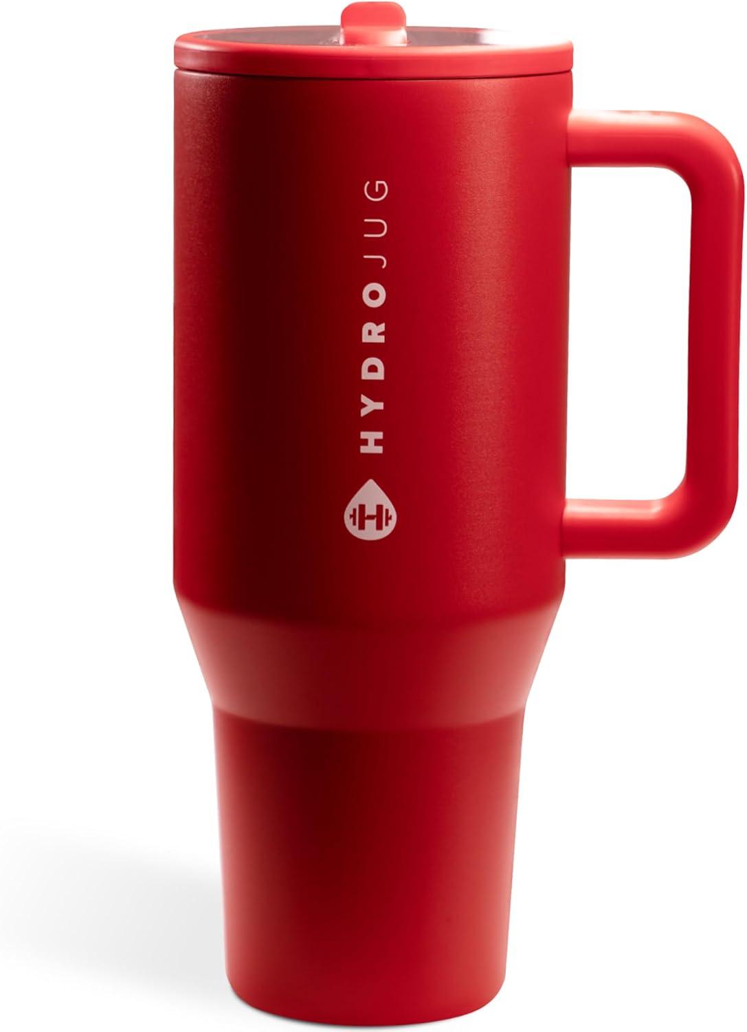 imageHydroJug Kids  20 oz Insulated Kids Water Bottle with Flip Straw ampamp Handle  LeakProof ampamp Durable  Perfect for School Sports Lunch Travel ampamp Camp Alumni RedAlumni Red