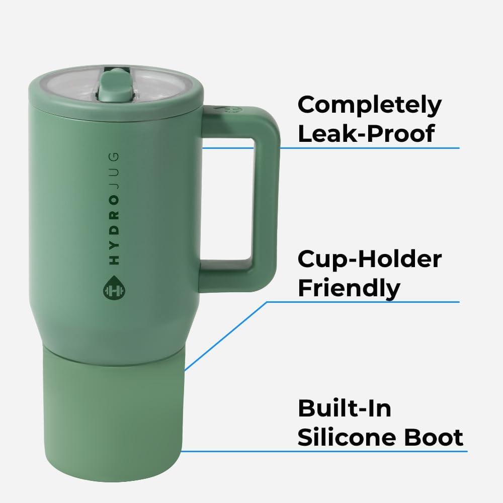 imageHydroJug Kids  20 oz Insulated Kids Water Bottle with Flip Straw ampamp Handle  LeakProof ampamp Durable  Perfect for School Sports Lunch Travel ampamp Camp Alumni RedRiptide