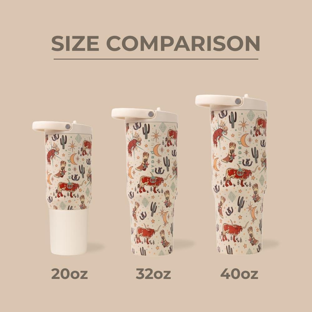 imageHydroJug Sport  Stainless Steel Tumbler with Straw Vacuum Insulated 40oz Leakproof Water Bottle Ergonomic Design Reusable Dishwasher Safe Rubber Base Durable for Gym or Outdoors Alumni RedRodeo