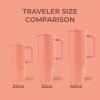 imageHydroJug Kids  20 oz Insulated Kids Water Bottle with Flip Straw ampamp Handle  LeakProof ampamp Durable  Perfect for School Sports Lunch Travel ampamp Camp Alumni RedSummer Peach