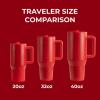 imageHydroJug Kids  20 oz Insulated Kids Water Bottle with Flip Straw ampamp Handle  LeakProof ampamp Durable  Perfect for School Sports Lunch Travel ampamp Camp Alumni RedAlumni Red