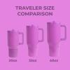 imageHydroJug Kids  20 oz Insulated Kids Water Bottle with Flip Straw ampamp Handle  LeakProof ampamp Durable  Perfect for School Sports Lunch Travel ampamp Camp Alumni RedPulse