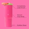 imageHydroJug Sport  Stainless Steel Tumbler with Straw Vacuum Insulated 40oz Leakproof Water Bottle Ergonomic Design Reusable Dishwasher Safe Rubber Base Durable for Gym or Outdoors Alumni RedOrchid