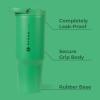 imageHydroJug Sport  Stainless Steel Tumbler with Straw Vacuum Insulated 40oz Leakproof Water Bottle Ergonomic Design Reusable Dishwasher Safe Rubber Base Durable for Gym or Outdoors Alumni RedClover