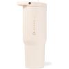 imageHydroJug Sport  Stainless Steel Tumbler with Straw Vacuum Insulated 40oz Leakproof Water Bottle Ergonomic Design Reusable Dishwasher Safe Rubber Base Durable for Gym or Outdoors Alumni RedCream