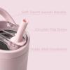 imageHydroJug Sport  Stainless Steel Tumbler with Straw Vacuum Insulated 40oz Leakproof Water Bottle Ergonomic Design Reusable Dishwasher Safe Rubber Base Durable for Gym or Outdoors Alumni RedPink Sand