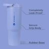 imageHydroJug Sport  Stainless Steel Tumbler with Straw Vacuum Insulated 40oz Leakproof Water Bottle Ergonomic Design Reusable Dishwasher Safe Rubber Base Durable for Gym or Outdoors Alumni RedPeri