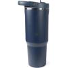 imageHydroJug Sport  Stainless Steel Tumbler with Straw Vacuum Insulated 40oz Leakproof Water Bottle Ergonomic Design Reusable Dishwasher Safe Rubber Base Durable for Gym or Outdoors Alumni RedMidnight