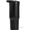 imageHydroJug Sport  Stainless Steel Tumbler with Straw Vacuum Insulated 40oz Leakproof Water Bottle Ergonomic Design Reusable Dishwasher Safe Rubber Base Durable for Gym or Outdoors Alumni RedBlack