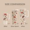 imageHydroJug Sport  Stainless Steel Tumbler with Straw Vacuum Insulated 40oz Leakproof Water Bottle Ergonomic Design Reusable Dishwasher Safe Rubber Base Durable for Gym or Outdoors Alumni RedRodeo