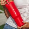imageHydroJug Sport  Stainless Steel Tumbler with Straw Vacuum Insulated 40oz Leakproof Water Bottle Ergonomic Design Reusable Dishwasher Safe Rubber Base Durable for Gym or Outdoors Alumni RedAlumni Red