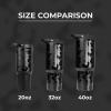 imageHydroJug Sport  Stainless Steel Tumbler with Straw Vacuum Insulated 40oz Leakproof Water Bottle Ergonomic Design Reusable Dishwasher Safe Rubber Base Durable for Gym or Outdoors Alumni RedBlack Leopard