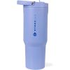 imageHydroJug Sport  Stainless Steel Tumbler with Straw Vacuum Insulated 40oz Leakproof Water Bottle Ergonomic Design Reusable Dishwasher Safe Rubber Base Durable for Gym or Outdoors Alumni RedPeri