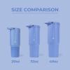 imageHydroJug Sport  Stainless Steel Tumbler with Straw Vacuum Insulated 40oz Leakproof Water Bottle Ergonomic Design Reusable Dishwasher Safe Rubber Base Durable for Gym or Outdoors Alumni RedLight Blue