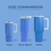imageHydroJug Sport  Stainless Steel Tumbler with Straw Vacuum Insulated 40oz Leakproof Water Bottle Ergonomic Design Reusable Dishwasher Safe Rubber Base Durable for Gym or Outdoors Alumni RedRiptide