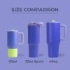 imageHydroJug Sport  Stainless Steel Tumbler with Straw Vacuum Insulated 40oz Leakproof Water Bottle Ergonomic Design Reusable Dishwasher Safe Rubber Base Durable for Gym or Outdoors Alumni RedLime Rickey