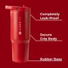imageHydroJug Sport  Stainless Steel Tumbler with Straw Vacuum Insulated 40oz Leakproof Water Bottle Ergonomic Design Reusable Dishwasher Safe Rubber Base Durable for Gym or Outdoors Alumni RedAlumni Red