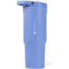 imageHydroJug Sport  Stainless Steel Tumbler with Straw Vacuum Insulated 40oz Leakproof Water Bottle Ergonomic Design Reusable Dishwasher Safe Rubber Base Durable for Gym or Outdoors Alumni RedLight Blue