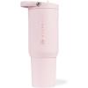imageHydroJug Sport  Stainless Steel Tumbler with Straw Vacuum Insulated 40oz Leakproof Water Bottle Ergonomic Design Reusable Dishwasher Safe Rubber Base Durable for Gym or Outdoors Alumni RedPink Sand