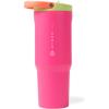imageHydroJug Sport  Stainless Steel Tumbler with Straw Vacuum Insulated 40oz Leakproof Water Bottle Ergonomic Design Reusable Dishwasher Safe Rubber Base Durable for Gym or Outdoors Alumni RedOrchid