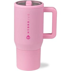 imageHydroJug Kids  20 oz Insulated Kids Water Bottle with Flip Straw ampamp Handle  LeakProof ampamp Durable  Perfect for School Sports Lunch Travel ampamp Camp Alumni RedBlush
