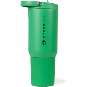 imageHydroJug Sport  Stainless Steel Tumbler with Straw Vacuum Insulated 40oz Leakproof Water Bottle Ergonomic Design Reusable Dishwasher Safe Rubber Base Durable for Gym or Outdoors Alumni RedClover