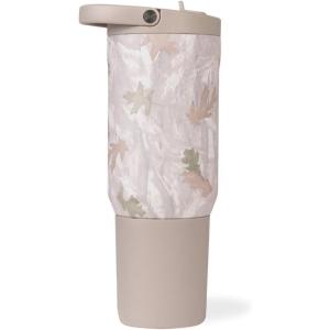 imageHydroJug Sport  Stainless Steel Tumbler with Straw Vacuum Insulated 40oz Leakproof Water Bottle Ergonomic Design Reusable Dishwasher Safe Rubber Base Durable for Gym or Outdoors Alumni RedCamo